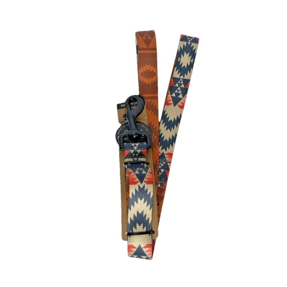 Southwestern Aztec Nylon Dog Leed Leash Medium 4ft  LEEDS Dog Supply USA‎ NEW